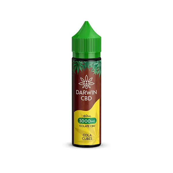 Darwin 3000mg CBD Isolate E-Liquid 60ml - Cola Cubes - CBD