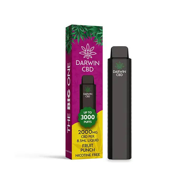 Darwin The Big One 2000mg CBD Disposable Vape Device 3000