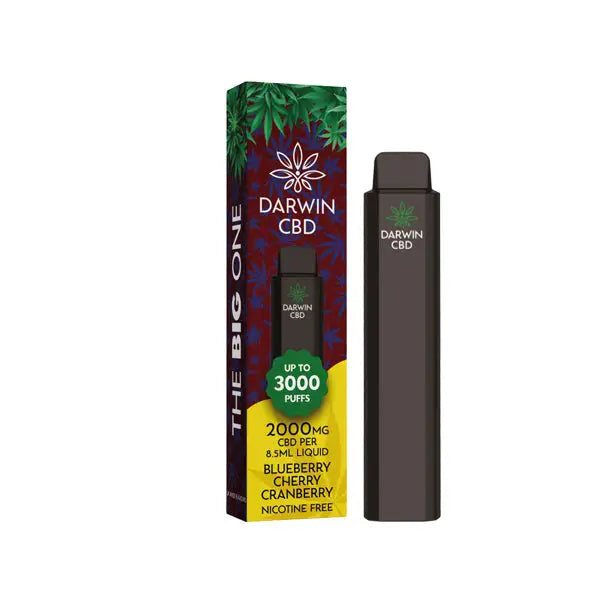 Darwin The Big One 2000mg CBD Disposable Vape Device 3000