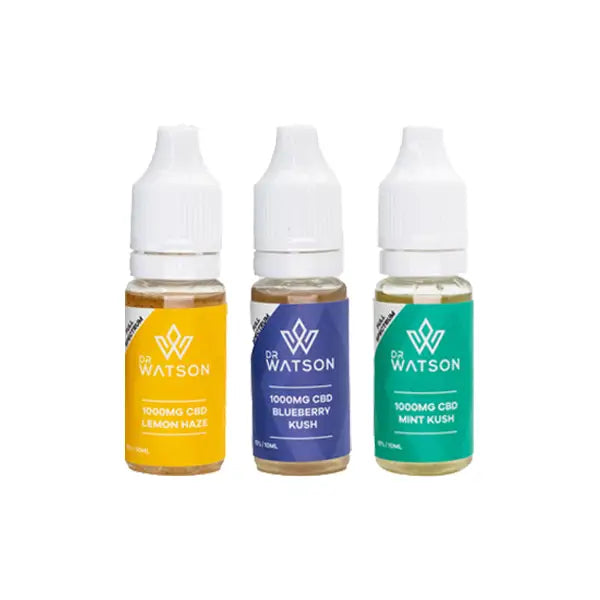 Dr Watson 1000mg Full Spectrum CBD E-liquid 10ml - CBD