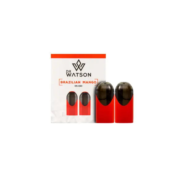 Dr Watson 120mg CBD Vape Kit Pods x 2 - Wild Mint - CBD