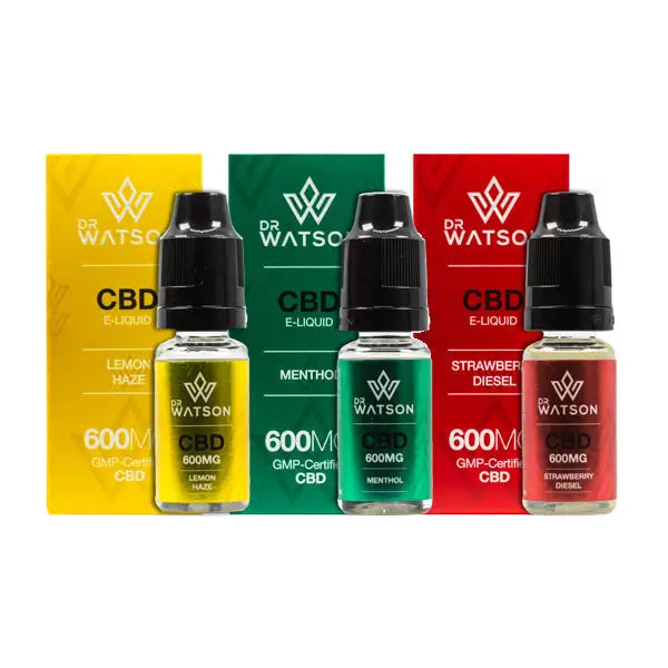 Dr Watson 600mg CBD Vaping Liquid 10ml - CBD Products