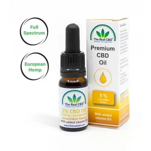 5% CBD oil with Vitamin D3 - 10ml - Health Care