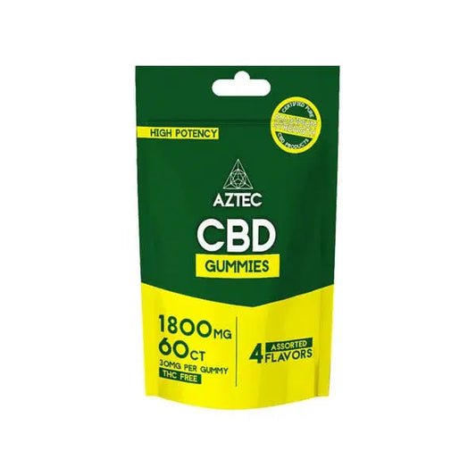 Aztec CBD Broad Spectrum 1800mg CBD Gummies - 60 Pieces -