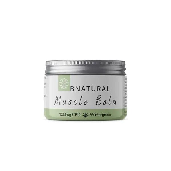 Bnatural Wintergreen 1000mg CBD Muscle Balm - 50ml - CBD