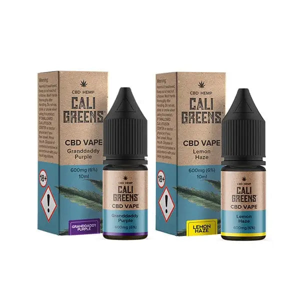 Cali Greens 600mg CBD Vape E-liquid 10ml - CBD Products