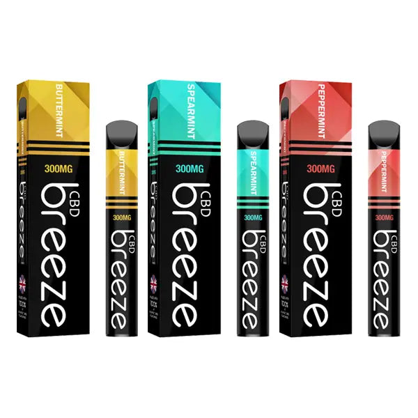 CBD Breeze Bar 300mg CBD Disposable Vape Device 600 Puffs -