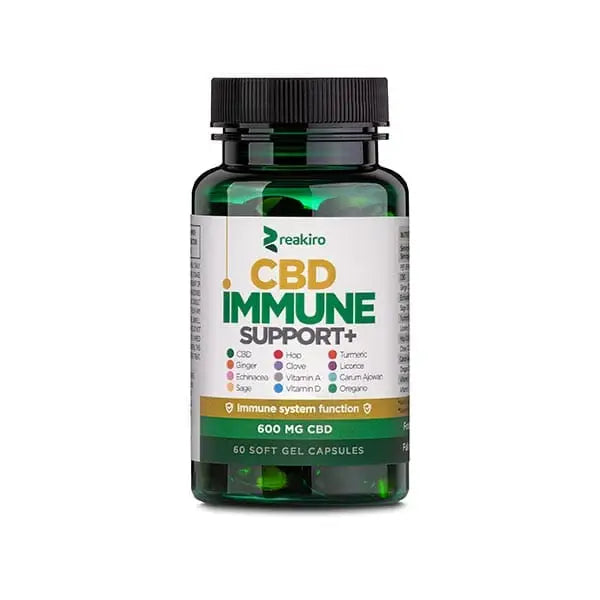 CBD Capsules Immune Support 600 mg 60 pcs