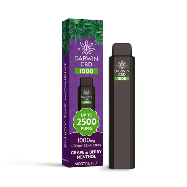 Darwin CBD 1000 Disposable Vape Device 2500 Puffs - CBD