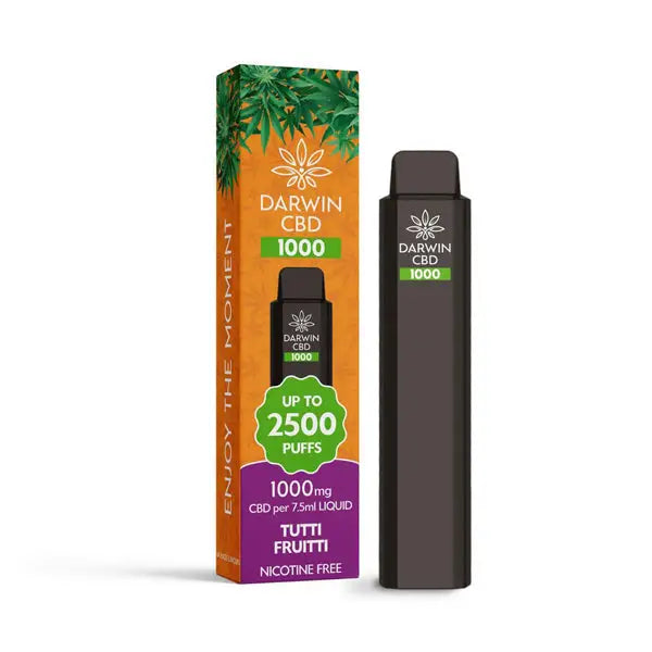 Darwin CBD 1000 Disposable Vape Device 2500 Puffs - CBD