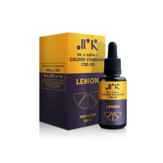 Dr K CBD Lemon Golden Standard 1000mg CBD Oil - 30ml - CBD