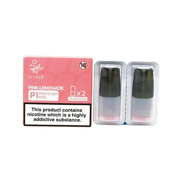 Elf Bar P1 Replacement 2ml Pods for ELF Mate 500 - Vaping