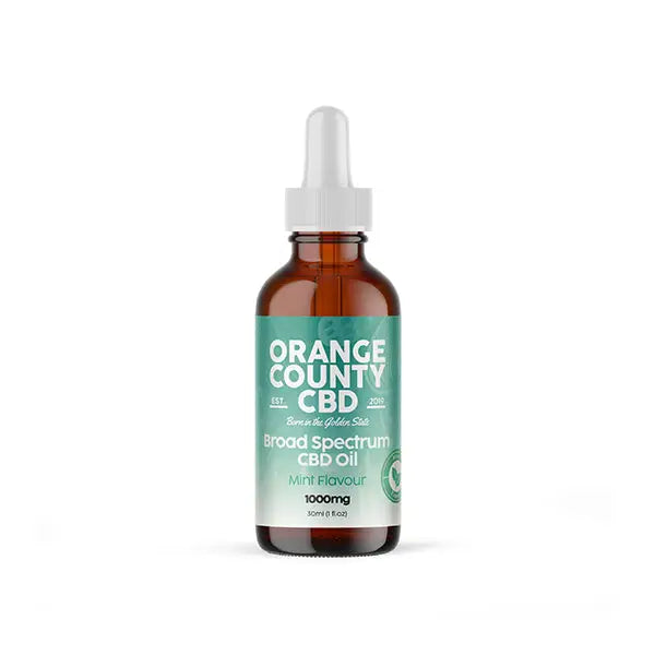 Orange County CBD 1000mg Flavoured Tincture Oil 30ml - CBD