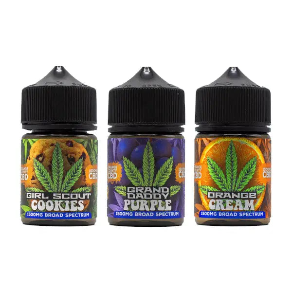 Orange County CBD Cali Range 1500mg CBD 50ml E-liquid