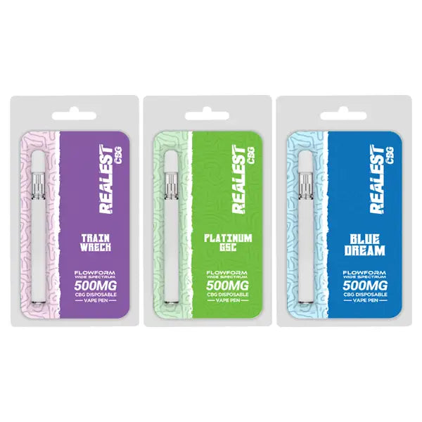 Realest CBG Bars 500mg CBG Disposable Vape Pen (BUY 1 GET 1