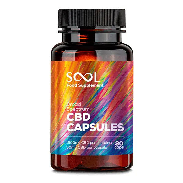 Sool Broad Spectrum CBD Gel Capsules 1500mg 30pcs - 30cps -