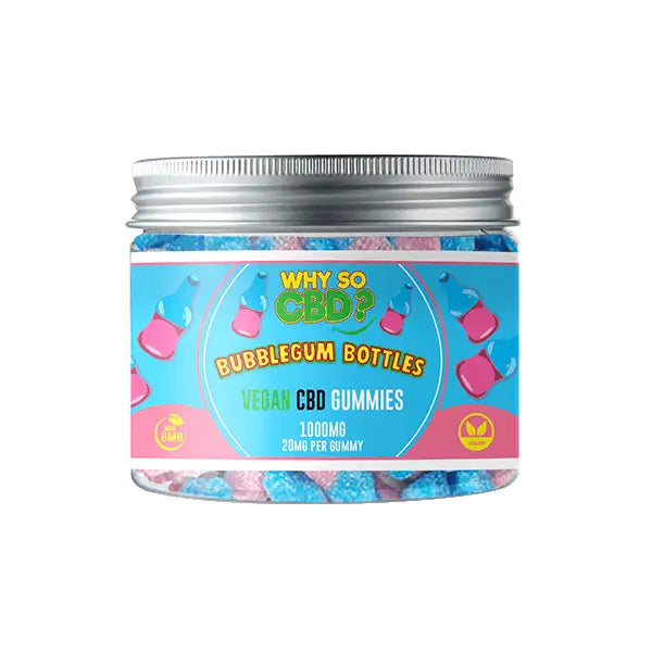 Why So CBD? 1000mg CBD Small Vegan Gummies - 11 Flavours -