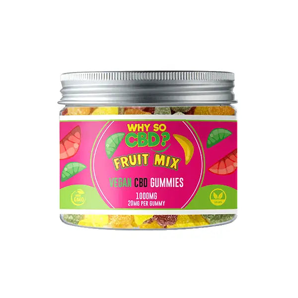 Why So CBD? 1000mg CBD Small Vegan Gummies - 11 Flavours -