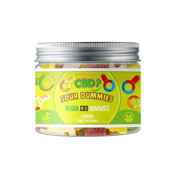 Why So CBD? 1000mg CBD Small Vegan Gummies - 11 Flavours -