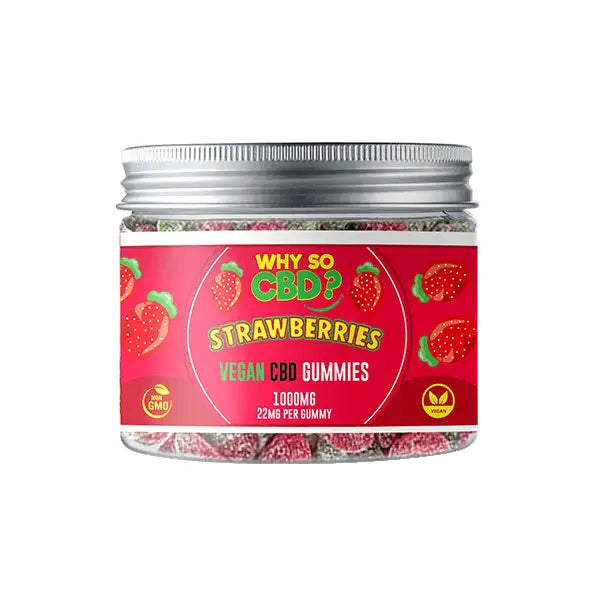 Why So CBD? 1000mg CBD Small Vegan Gummies - 11 Flavours -