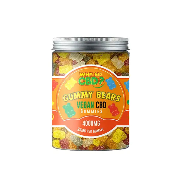 Why So CBD? 4000mg CBD Large Vegan Gummies - 11 Flavours -