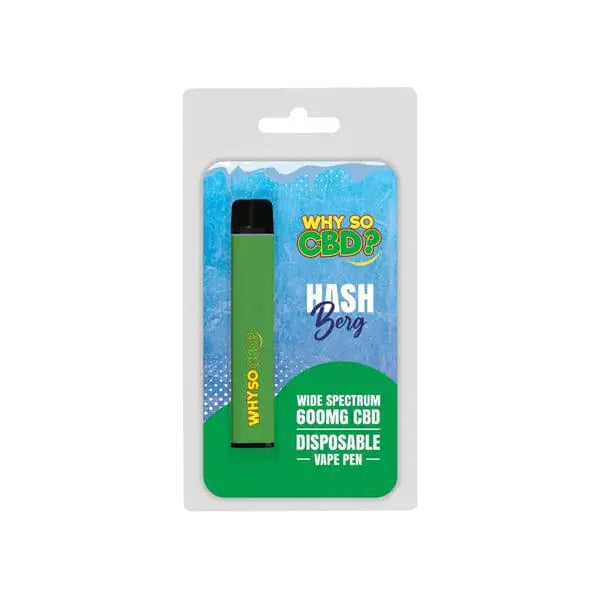 Why So CBD? 600mg Wide Spectrum CBD Disposable Vape Pen - 12